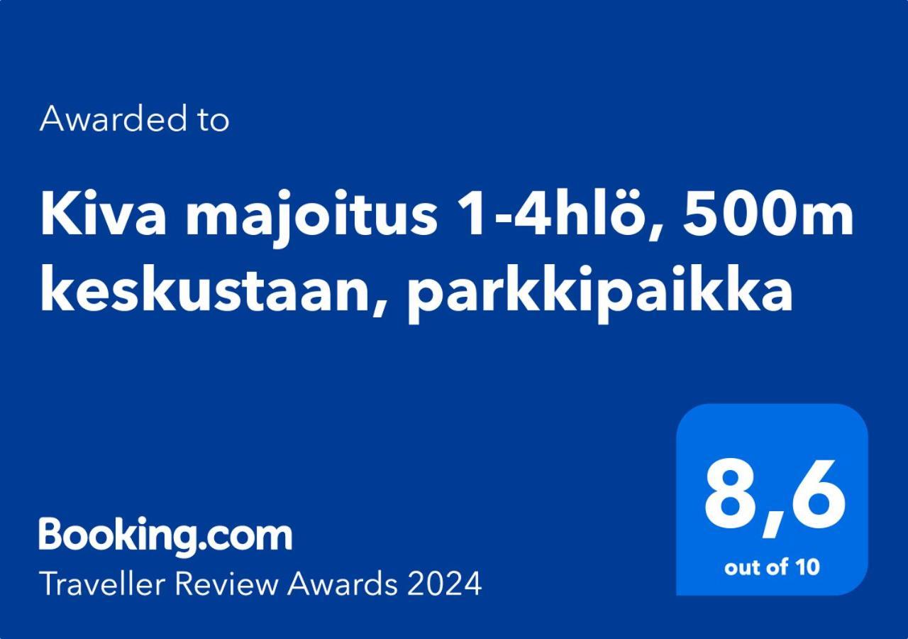 Апартаменты Kiva Majoitus 1-4Hloe, 500M Keskustaan, Parkkipaikka Оулу Экстерьер фото